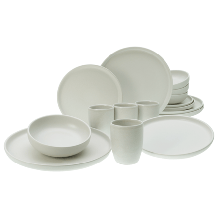 CREATABLE Serviesset Uno Offwhite (16-delig combi-servies)