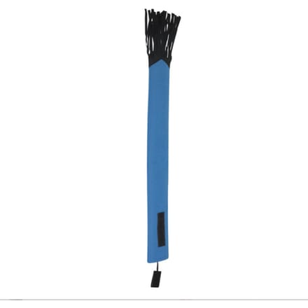 Paardenstaarttas Non-woven Stof Waterdicht Ademend Paardenstaartbeschermer Beschermer met Franje Blauw gray