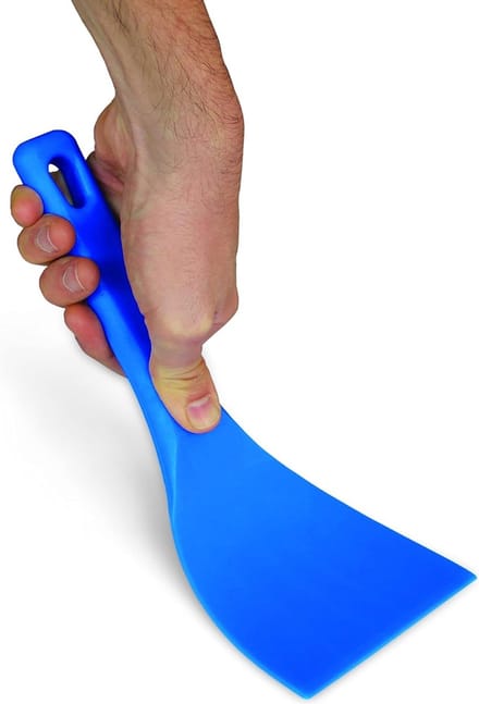 Flexibele deegspatel voor deegstukken, 10 cm, gemaakt van polymeer
