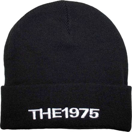 The 1975 - Bold Logo Beanie Muts - Zwart