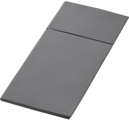 Duniletto® bestekzakjes 40 x 48 cm Granite Grey 4 x 46 stuks
