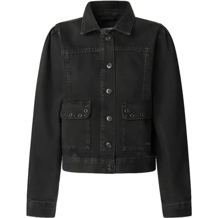 Pepe Jeans Sunny Blk Spijkerjas Zwart M Vrouw