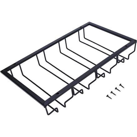 Zwart Wijnglas Opbergrek Organizer Hanger Houder Keuken Bar Restaurant black