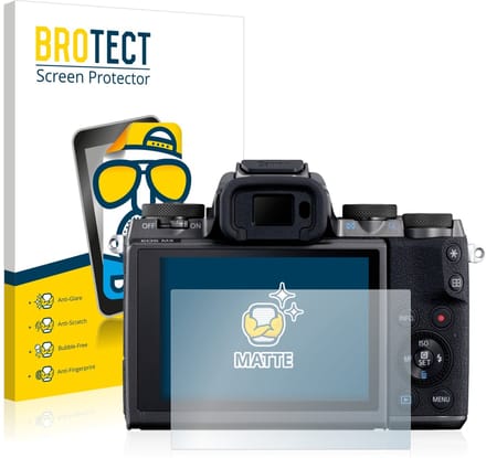 BROTECT - Screenprotector voor Canon EOS M5 - Folie Beschermfolie matte 2 Stuks