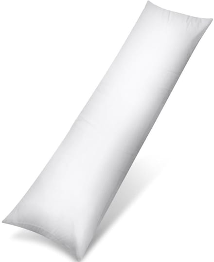 GTB® Lang Kussen voor Zijslapers - Lichaamskussen - Lang Kussen - Wit - 138cm x 51cm x 3cm