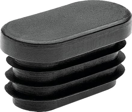 ovale insteekdop - 60x30mm - 10 stuks - eindkap - Inslagdop - Kunststofdop - inslagdoppen - plastic dop