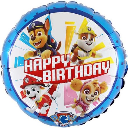 Nickelodeon - Paw Patrol - Folie ballon - Happy Birthday - 45Cm - Leeg.