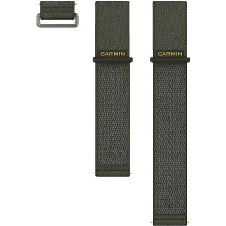 Garmin Nylon bandje - Garmin 24 mm aansluiting - Moss Green