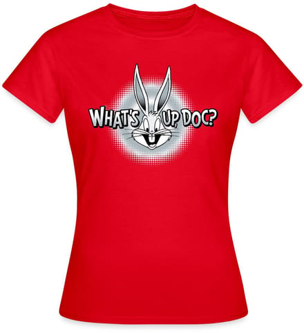Looney Tunes Bugs Bunny What's Up Doc T-Shirt Dames