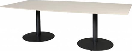 Vergadertafel - Linesto 240x120 tonv. Eiken - zwart frame