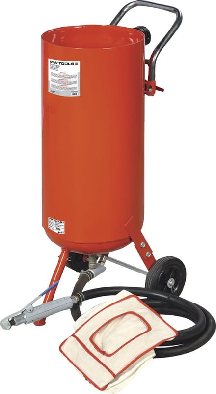 mobiele zandstraalketel 75 liter MW Tools CAT02010