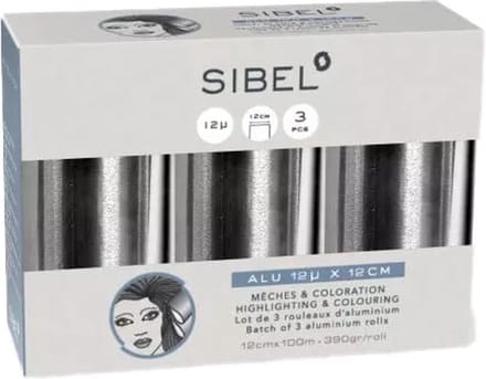 Sibel Aluminium Folie 3 Rollen 12mu 12CMx100M