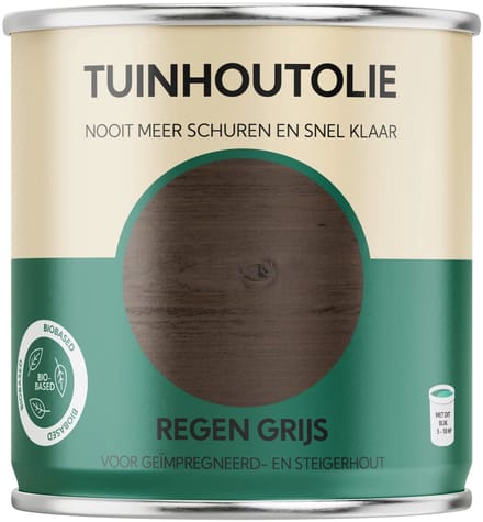 Tuinhout Olie - Regen Grijs-750ml