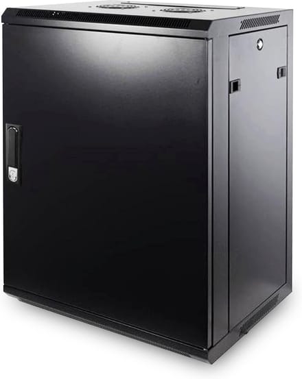 15U Wandkast 19 Inch Serverkast met Metalen Deur 600x450mm