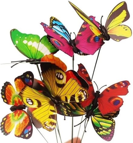 Vlinder decoratie 5 stuks