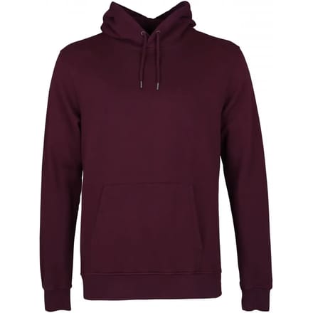 Hooded sweatshirt Colorful Standard Classic Organic oxblood red