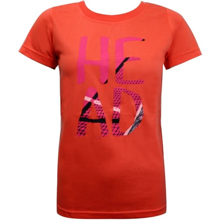 Hoofd Grafisch Dames Koraal T-shirt