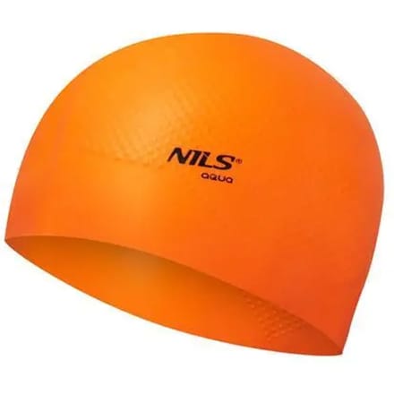 Nils Aqua - Zwemkap - Siliconen - Oranje - Hydrodynamisch