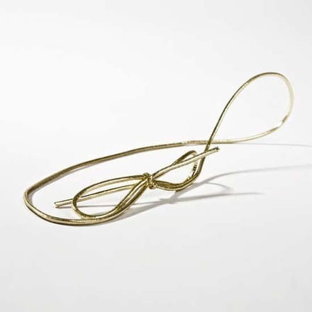 Versierelastiek Metallic Goud 25,5cm (50 stuks)