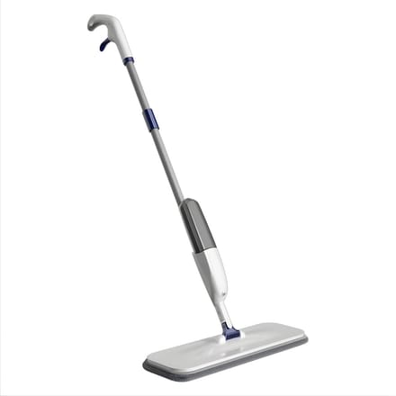 Spray Mop & Bezem Set - Met 5 Herbruikbare Microvezel Pads - Wit