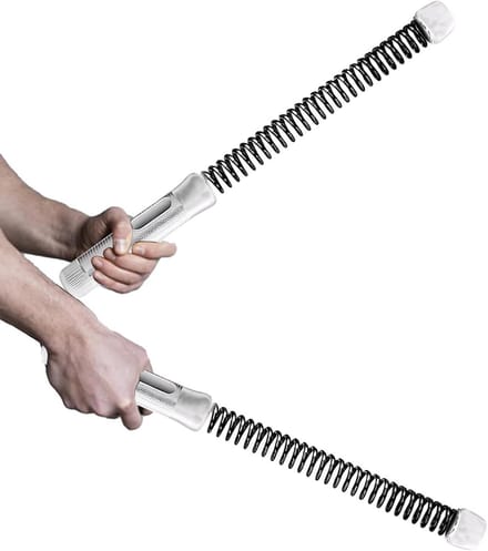 Draadloos Krachttouw - Gewogen Touw - Full Body Workout - Ruimtebesparend Ontwerp - 1 Meter - Grijs