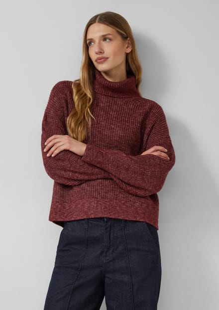 s.Oliver  Pullover Burgundy Maat: 44 | Longsleeves Outlet | Dames | Groen