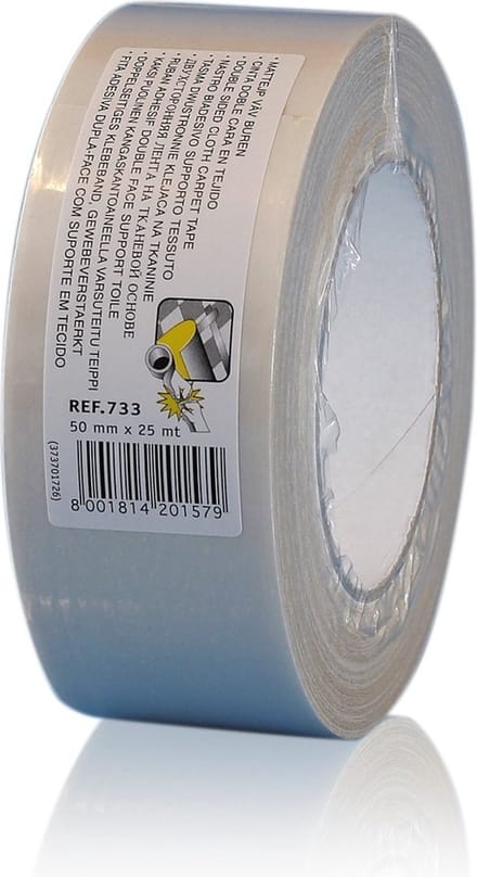 Stokvis Vloerbedekking Tape Premium - dubbelzijdig - 50mm x 25M