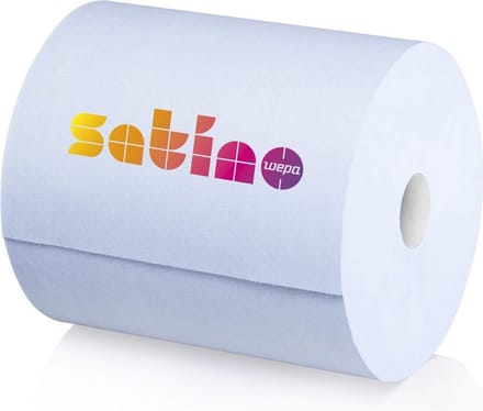 Satino poetsrol industrieel blauw 2x350 meter