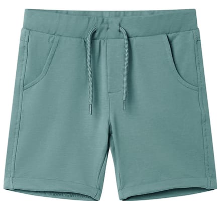 vidaXL - Kindershorts - met - trekkoord - 140 - oudpetrol