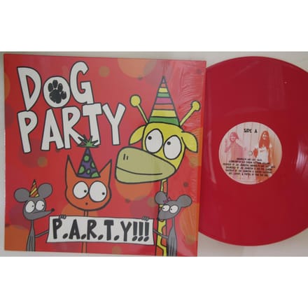 Disque Vinyle DOG PARTY - Party!!! AUCUN MOITIÉ DE RIEN 2011 US Rock Occasion
