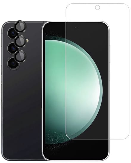 imoshion Screenprotector Gehard Glas Inclusief Camera Lens Protector - Geschikt voor Samsung Galaxy S24 FE