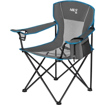 Nils Camp NC3706 - Campingstoel - Grijs - Uitneembare Accessoires