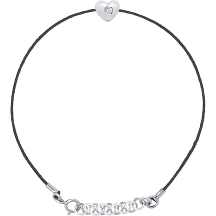 Diamond Bracelet HART 0,030 cts Nylon Black 925