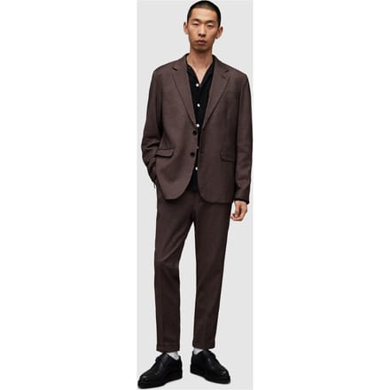 AllSaints Lowdes Trouser Oxblood Red Größe: 28 | Maßgeschneiderte Hosen Outlet | Herren | Rot