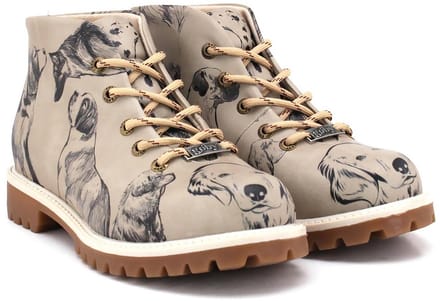 GOBY Dogs Enkellaarsjes – Handgemaakt – Premium Kwaliteit – Maat 37