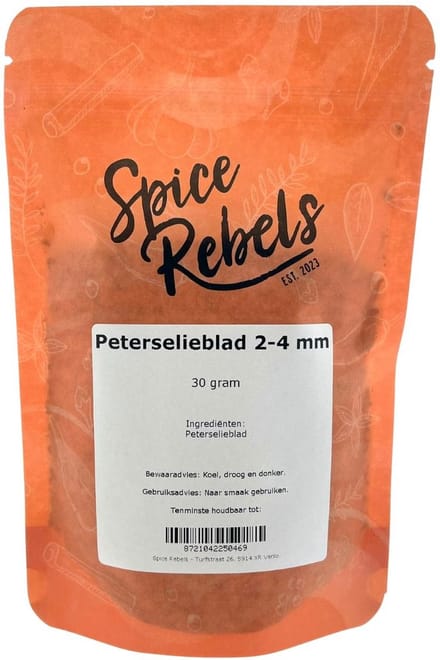 Spice Rebels - Peterselieblad gesneden 2-4 mm - zak 30 gram