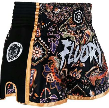 Fluory Muay Thai Short Kickboks Broek Flowers MTSF59 - M