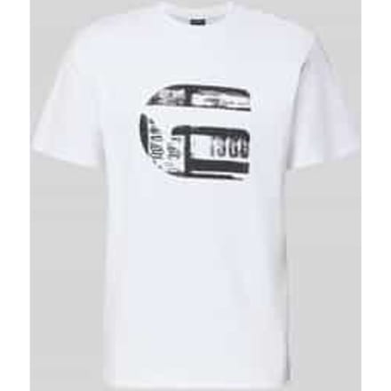 Regular fit T-shirt met logoprint Model 'icon'