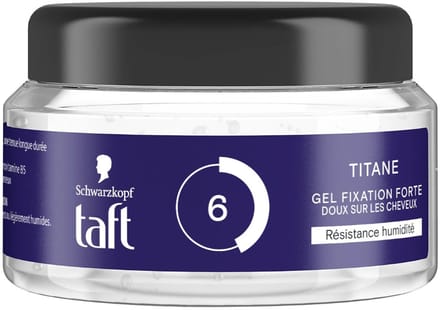 Taft Styling Gel 250ml Titane Hold 6