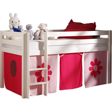 Dream Tree Halfhoogslaper 90x200 cm Zita Wit - Roze Bloem