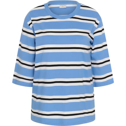 Dames-T-shirt met 3/4 mouwen KAFFE Curve KCWinni