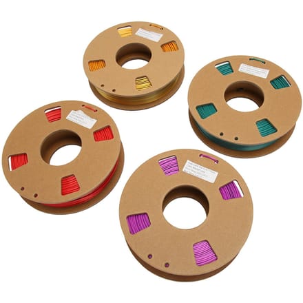 4 Stuks 3D Printer Filament Dubbele Kleur 1.75mm 8.8oz Netto Gewicht 200 tot 220 Celsius PLA Filament voor 3D beige