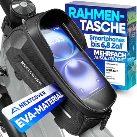 Nextcover® frame tas fiets - Telefoonvak met touchscreen - Waterdicht