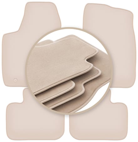 PREMIUM beige vloermatten voor: Dodge Charger LD coupé 2011-2020