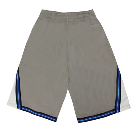 Vintage Nike Heren Lebron James 23 Grijs Basketbal Shorts