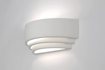 Lumidora Wandlamp 70811 - Voor binnen - ROME - G9 - Wit - Keramiek