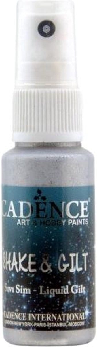 Cadence Shake & Gilt Vloeibaar Verguldsel 25 ml Zilver