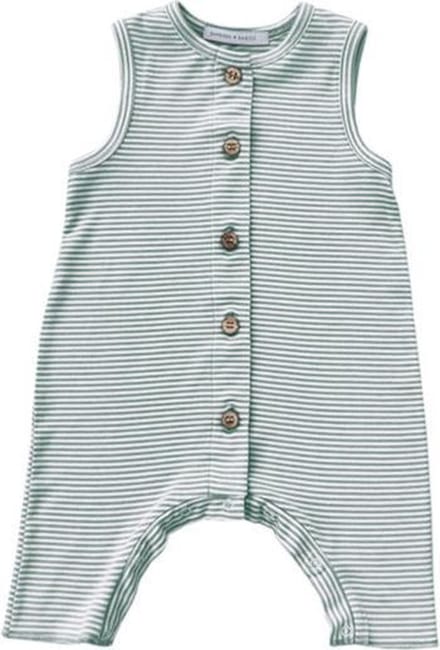 Bamboom Jumper Girl Streep olive/wit mt. 56