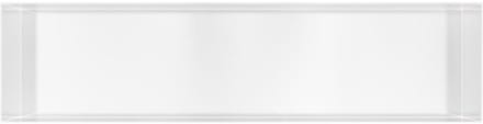 Hotbath &More Inbouwnis - 30 x 120 cm - Frameless - Mat Wit