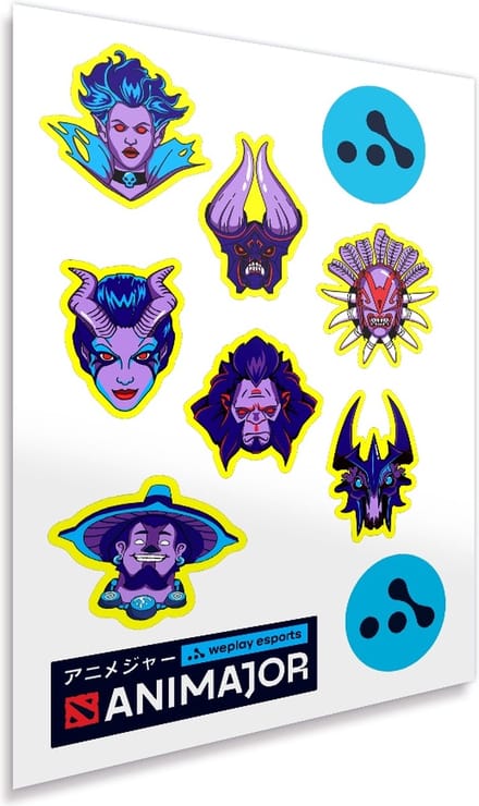 Animajor Dota 2 - Stickers - Series 2